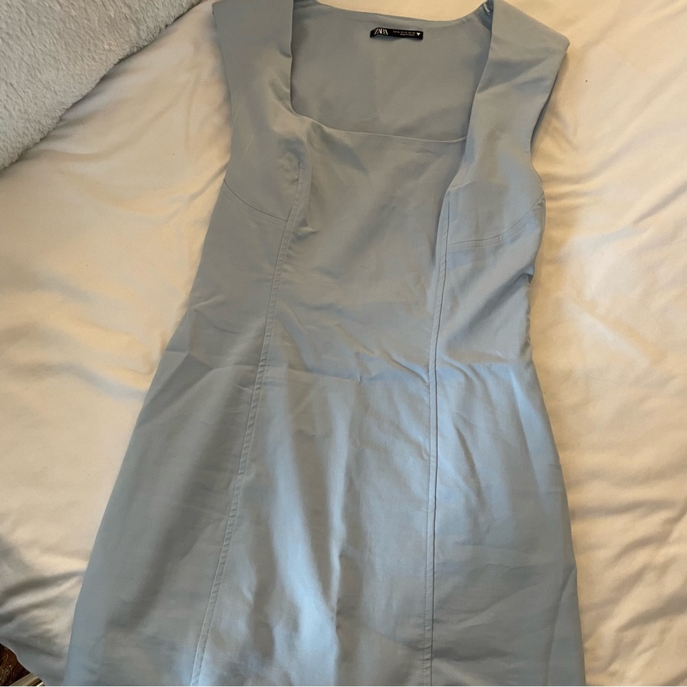 Baby blue Zara Mini Dress